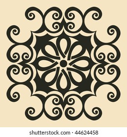 elemento de diseño ornamental