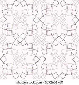 Ornate diamond pattern. Seamless vector