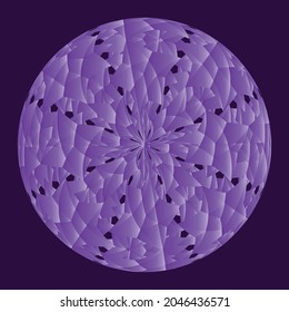 Ornate, eastern mandala. Art, round, colorful ornament 