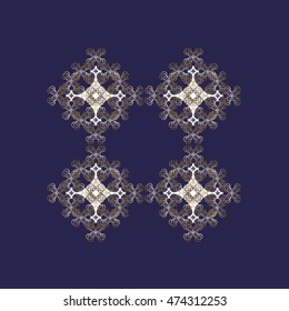 Ornate element for design. Elegant floral abstract elements for design for invitations, cards etc. 