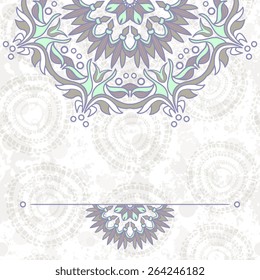 Ornate element for design, place for text.Ornament vintage illustration for wedding invitations, greeting cards.