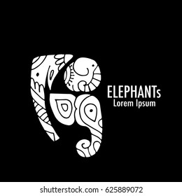Ornate elephant design