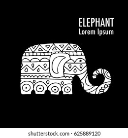 Ornate elephant design