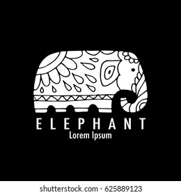 Ornate elephant design