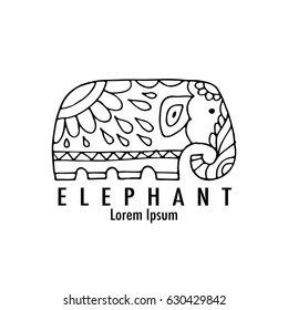 Ornate elephant design