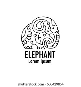 Ornate elephant design