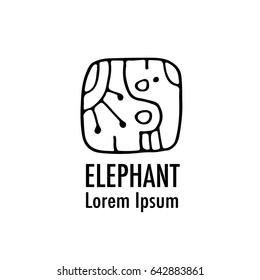 Ornate elephant design