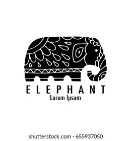 Ornate elephant design