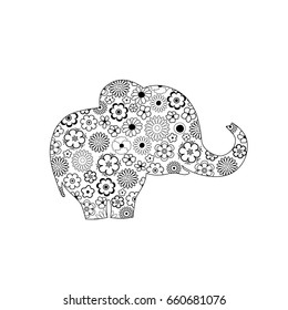 Ornate elephant design