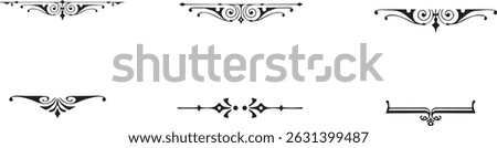 Ornate filigree patterns, symmetrical designs, blue ink on white background, Victorian-style decorative elements, elegant swirls and curves, intricate border motifs,	