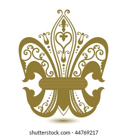 Ornate Fleur De Lis