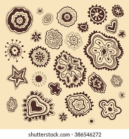 Ornate floral abstract texture. vector drawing, illustration