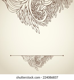 Ornate floral background