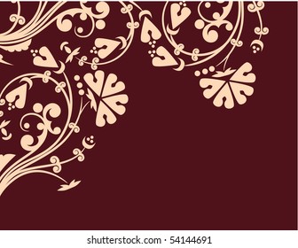 Ornate floral background. See similar in my portfolio.