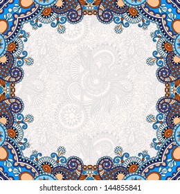 ornate floral card announcement