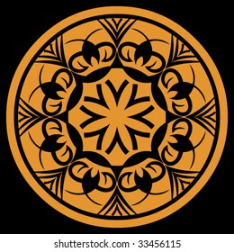 ornate floral decoration