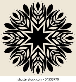 ornate floral decoration