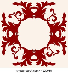 ornate floral decoration