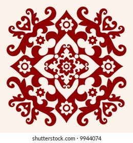 ornate floral decoration
