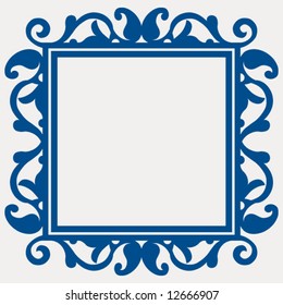 ornate floral frame