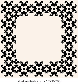 ornate floral frame