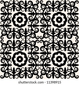 ornate floral pattern