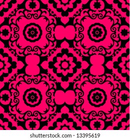 patrón floral ornamental