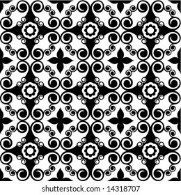 ornate floral pattern