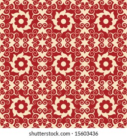 ornate floral pattern