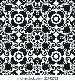 ornate floral pattern
