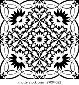 ornate floral pattern