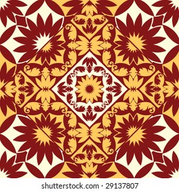 ornate floral pattern