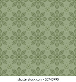 ornate floral seamless pattern, easily editable for color change