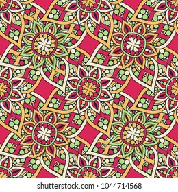 Ornate floral seamless texture