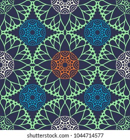 Ornate floral seamless texture