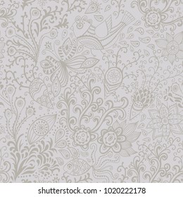 Ornate floral seamless texture, endless pattern with flowers. Seamless pattern can be used for wallpaper, pattern fills, web page background, surface textures. Gorgeous seamless floral background.
