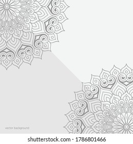 Ornate floral seamless texture, endless pattern