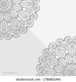 Ornate floral seamless texture, endless pattern