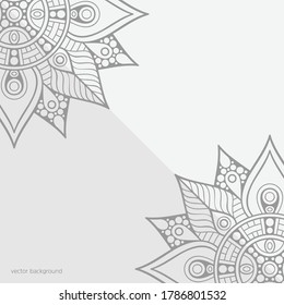 Ornate floral seamless texture, endless pattern
