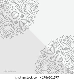Ornate floral seamless texture, endless pattern