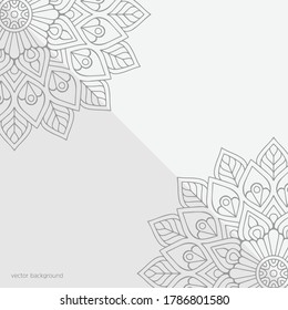Ornate floral seamless texture, endless pattern