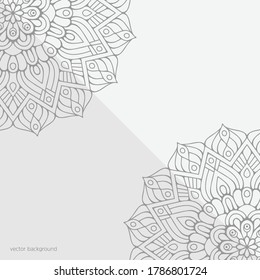 Ornate florale nahtlose Textur, endlose Muster