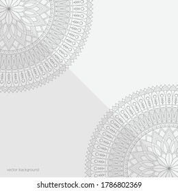 Ornate floral seamless texture, endless pattern