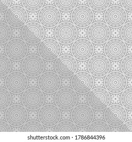 Ornate floral seamless texture, endless pattern