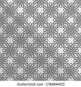 Ornate floral seamless texture, endless pattern