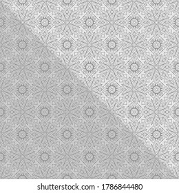 Ornate floral seamless texture, endless pattern