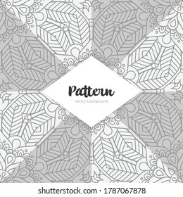 Ornate floral seamless texture, endless pattern