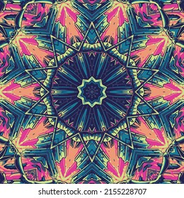 Ornate floral seamless texture, endless pattern with vintage mandala elements. Can be used for wallpaper, pattern fills, web page background, surface textures.Islam, Arabic, Indian, ottoman motifs