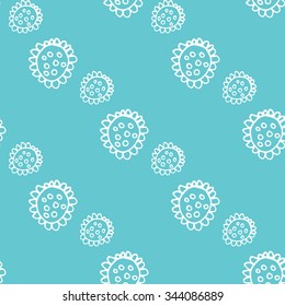Ornate floral seamless texture, endless pattern with flowers. Seamless pattern can be used for wallpaper, pattern fills, web page background, surface textures, eps10