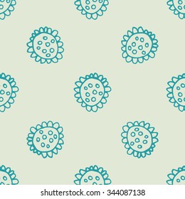 Ornate floral seamless texture, endless pattern with flowers. Seamless pattern can be used for wallpaper, pattern fills, web page background, surface textures, eps10